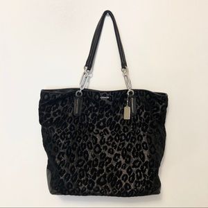 Coach Black Tote Carryall Purse